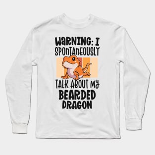 Bearded Dragon Mom Shirt Beardie Mama Reptile Breeder Long Sleeve T-Shirt